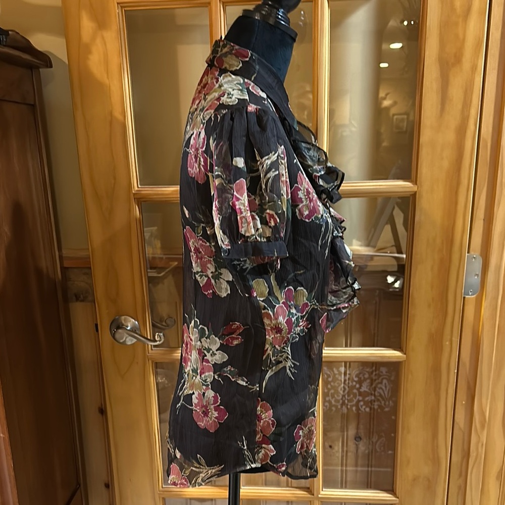 Floral Ralph Lauren Ruffle Blouse - Picture 5 of 6